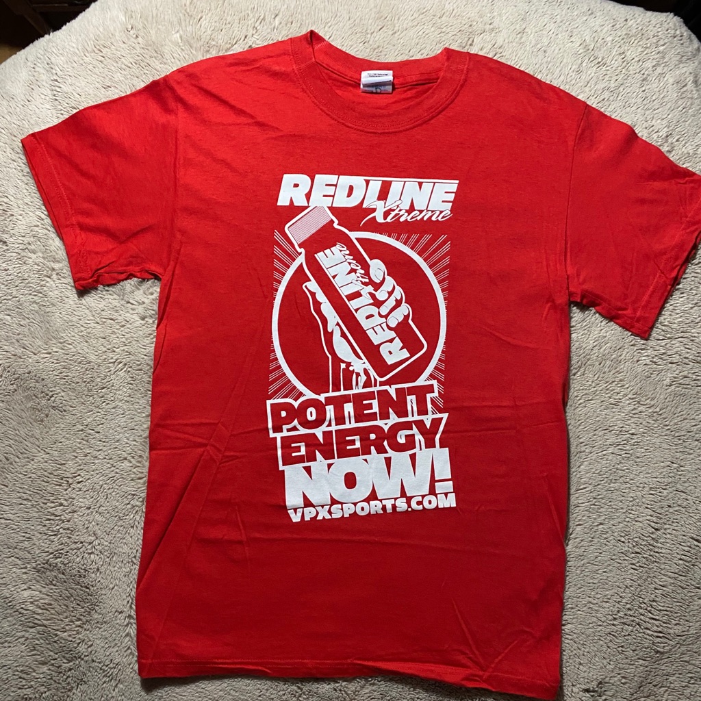 Redline Energy Drink Tee S Redline Energy Drink Tee S